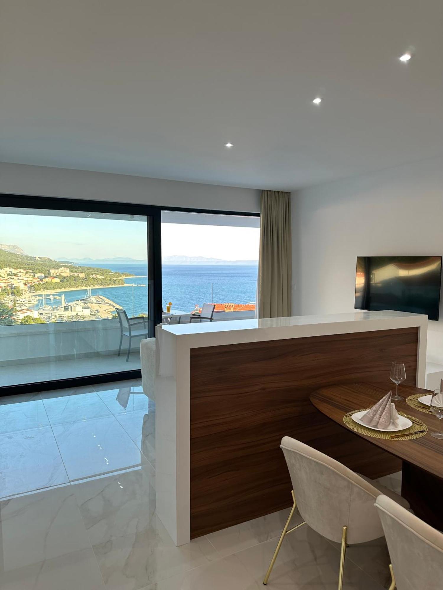 Villa Apartment Danny Baska Voda Bagian luar foto